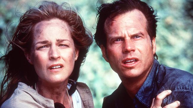 Helen Hunt and Bill Paxton in Twister.