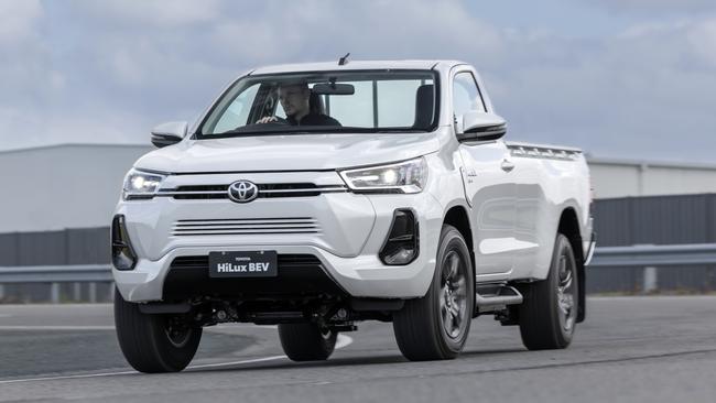 The brief test drive revealed the best handling HiLux to date.