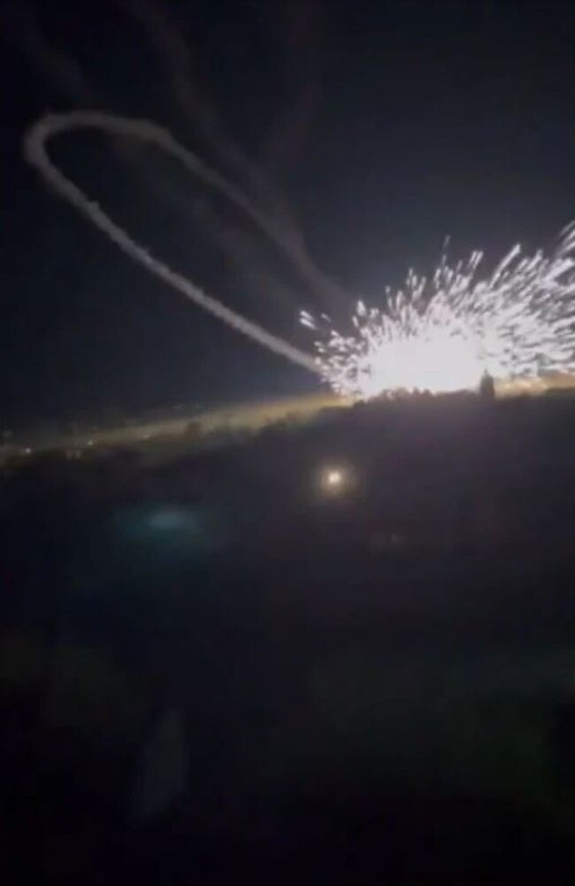 Ukraine war: Dramatic moment Russian missile fails during launch and ...