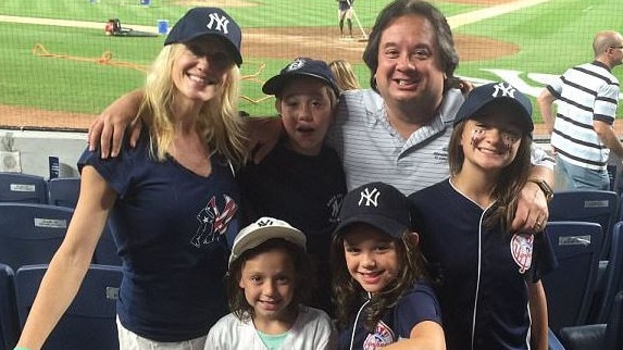 Kallyanne Conway and husband George Conway with their four children. Picture: Twitter