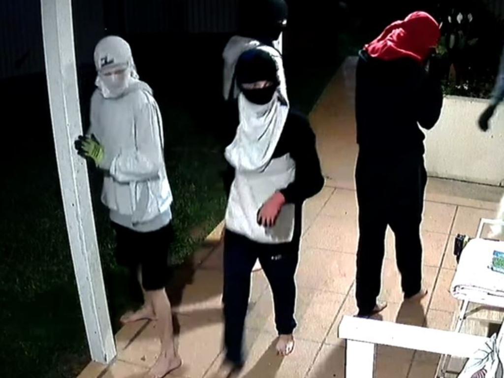 A group of men attempted to break into a Camp Hill home in Brisbane earlier this week.