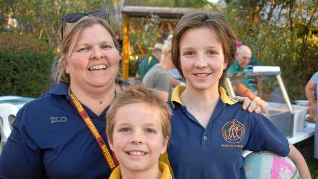 Danielle, Isabella and Fraser Knayer. Picture: Ellen Ransley