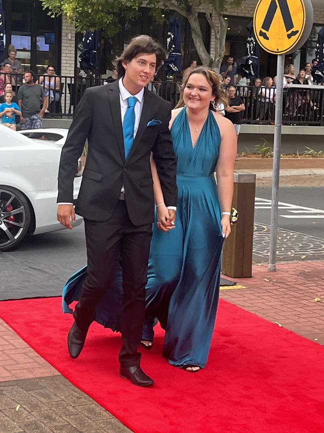 The students arrive at Urangan State High School's formal.