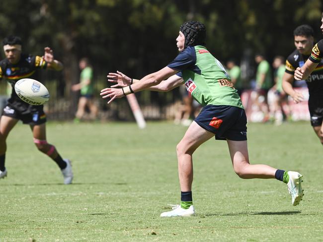 CANBERRA, AUSTRALIA, NewsWire Photos. MARCH 9, 2024: UNE Harold Matthews Cup - NSWRL Junior Reps Round Six Canberra Raiders vs Penrith Panthers at Raiders Belconnen in Canberra. Picture: NCA NewsWire / Martin Ollman