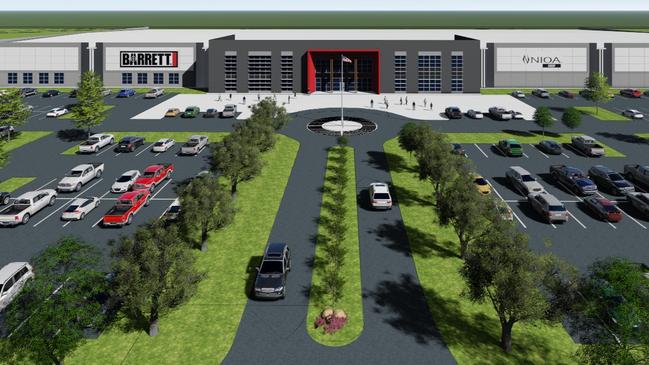 An artist's impression of the new NIOA factory in the US.