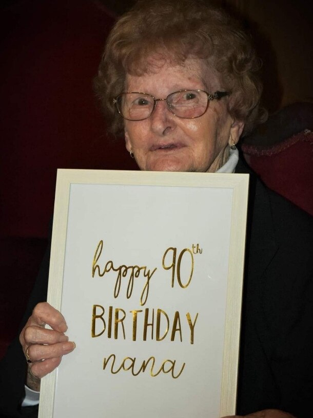 Patricia Woods, 95, died in the QEH on Saturday morning. Picture: Supplied