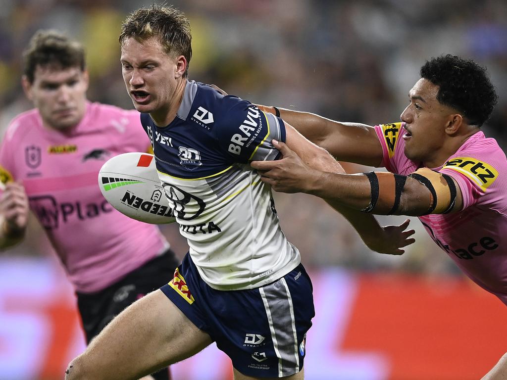 Jaxon Purdue is in no rush to make a call on his future. Picture: Ian Hitchcock/Getty Images