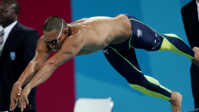 Swimming in the Athens Olympics 2004. Picture: Phil Hillyard