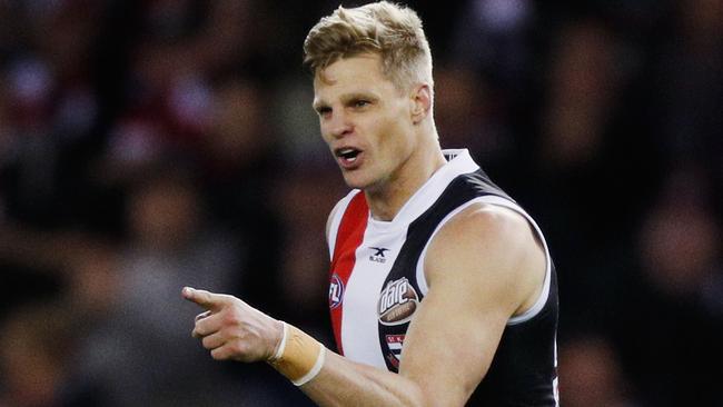 Nick Riewoldt continues to work hard for the Saints. Picture: Getty Images