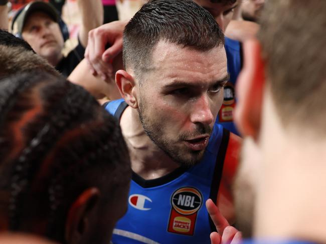 Chris Goulding rallied his troops to an epic game one victory. Picture: Getty Images