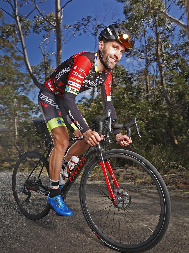 Nathan Earle of Glenorchy is gearing up to do the Everest challenge up Gilwell Drive to raise money for the migrant resource centre. Picture: Zak Simmonds