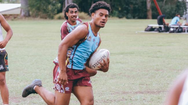 Joseph Tupuse in action for Keebra Park. Picture: Supplied