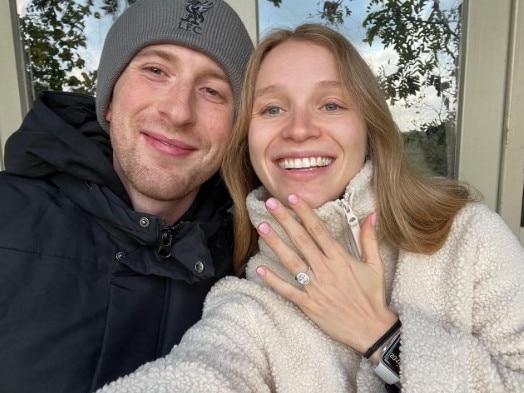 Sarah Ferguson’s Australian niece Heidi Luedecke is engaged to Ben Collinson. Picture: Instagram