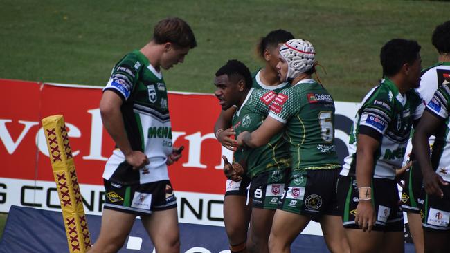 Meninga Cup semi-final action between the Ipswich Jets and Townsville Blackhawks. Saturday April 15, 2023.