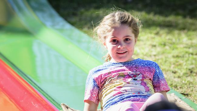 Emma Hurst at Sadie's Day Out, a special community event to celebrate the life of five-year-old crash victim Sadie, held at Cambooya State School, Saturday, June 7, 2025. Picture: Kevin Farmer