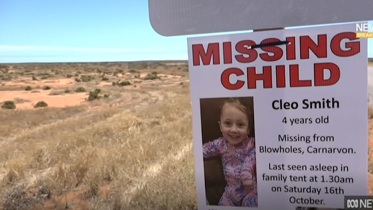 Carnarvon locals help in the search for Cleo Smith. Picture: ABC News