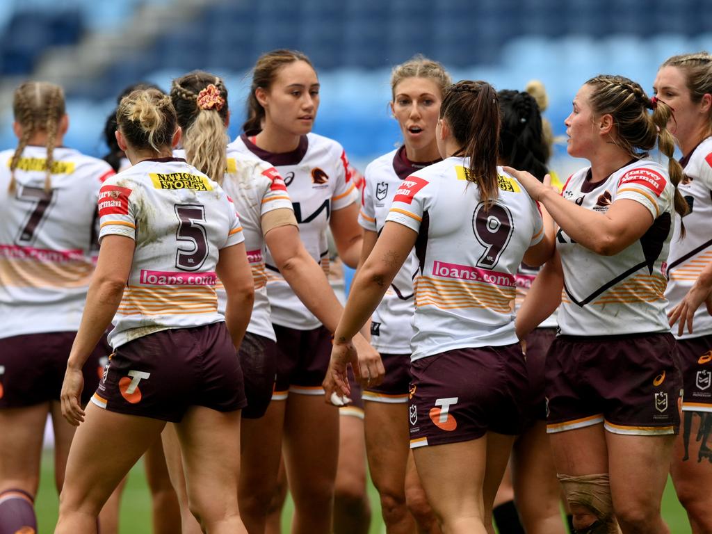 The Broncos haven’t had any more luck in the NRLW than the NRL. Picture: Izhar Khan/Getty Images