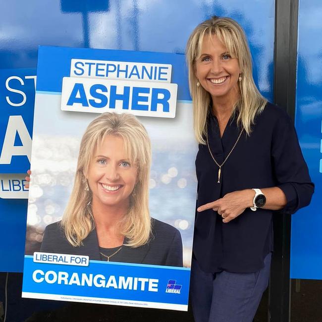 Stephanie Asher campaigning