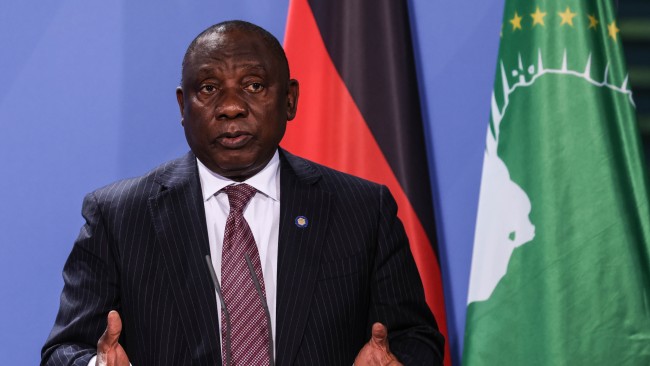 South African President Cyril Ramaphosa. Picture: Filip Singer - Pool/Getty Images