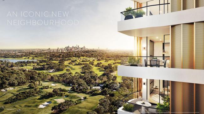 An artist’s impression of Pagewood Green, which is one of the largest developments in Australia