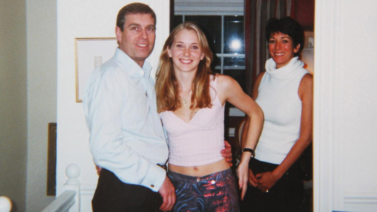 Prince Andrew and Virginia Roberts at Ghislaine Maxwell's townhouse in London on March 13 2001. Picture: Florida Southern District Court/Supplied.