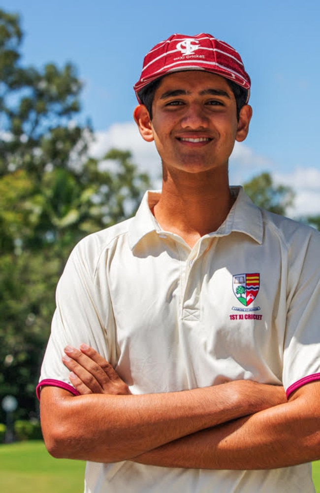 Sohaan Sharma of Wests and IGS will open for Queensland U17s.