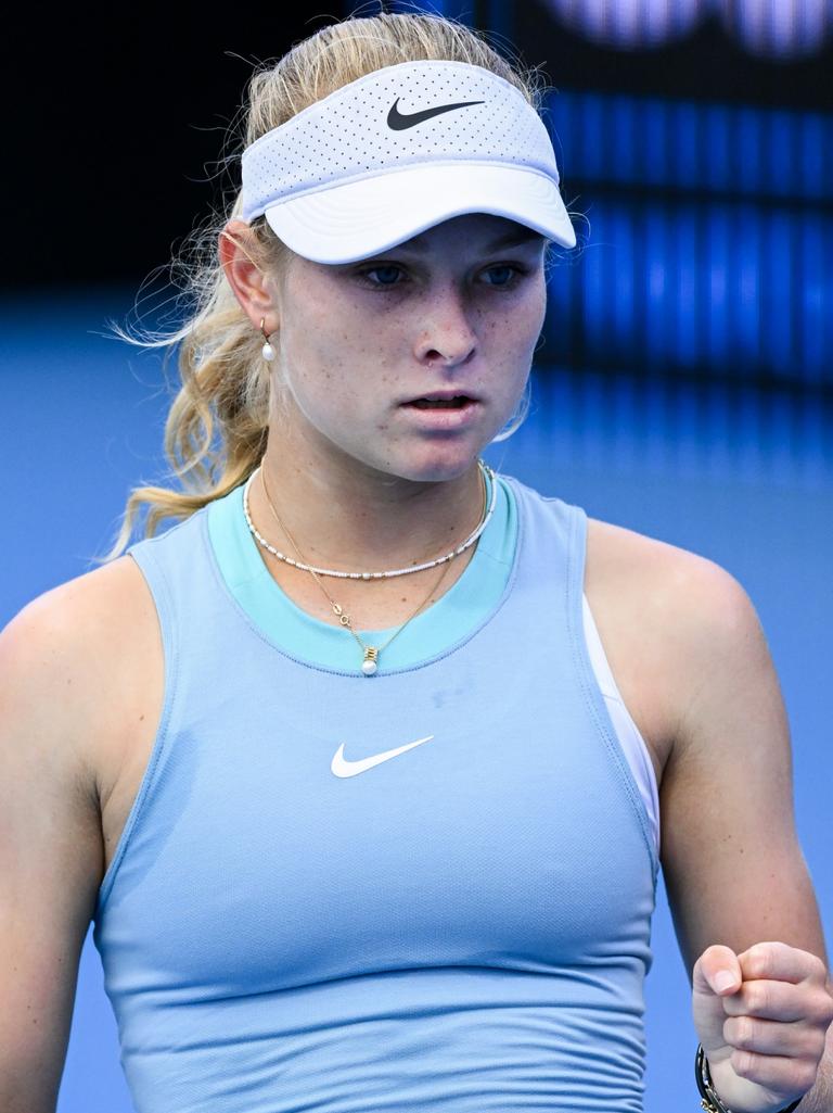 Emerson Jones has been touted as ‘the next Ash Barty’ in Australian tennis. Picture: Mark Brake / Getty Images