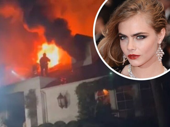 Cara Delavigne's LA mansion destroyed in fire