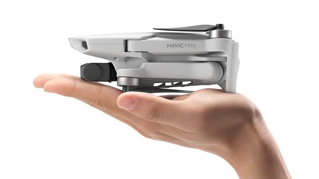 DJI Mavic Mini foldable drone: you’d hardly know it was there.