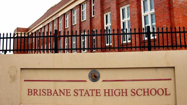 Brisbane State High School. Picture: David Clark