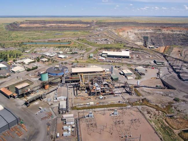 The Ernest Henry mine and plant, 38km northeast of Cloncurry.