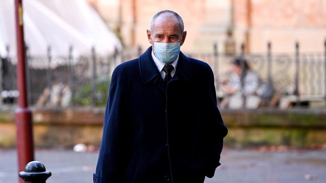 Chris Dawson arrives at the Supreme Court of New South Wales in Sydney this week. Picture: AAP Image/Bianca De Marchi.