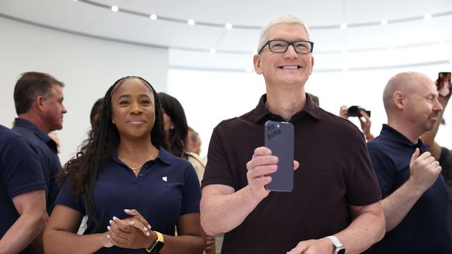 Apple CEO Tim Cook said: “Get ready to meet the newest member of the family”, posting a video of a metallic Apple logo on X.