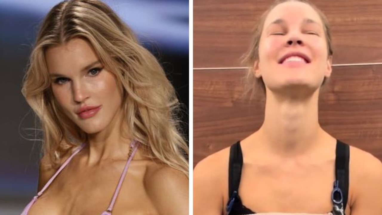 Victoria's Secret model Joy Corrigan stuns in a revealing swimsuit