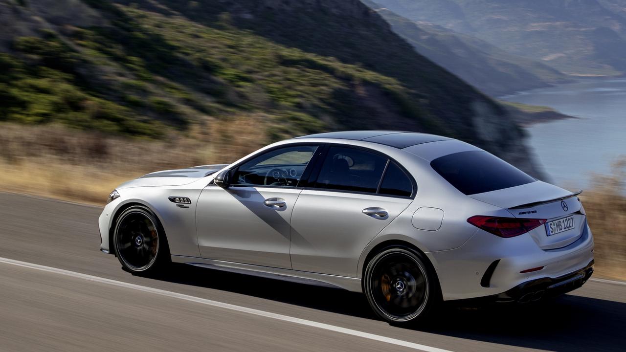 The Mercedes-Benz C 63 E Performance delivers serene motoring on the open road. Picture: Supplied.