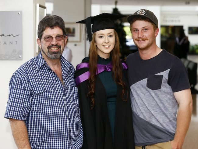 UTAS (University of Tasmania) held it's graduation ceremony at Hotel Grand Chancellor this afternoon. Picture: MATT THOMPSON
