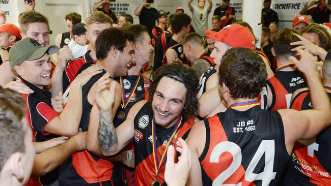 Alex McKay was a key part of Tea Tree Gully’s 2018 premiership run. Picture: Brenton Edwards