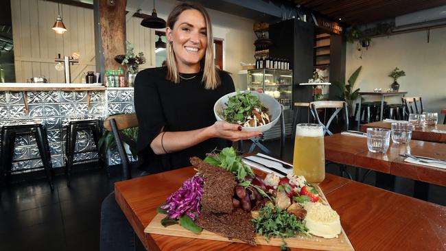 Natalie Evans runs Greenhouse Canteen &amp; Bar at Miami and the 27-year old's big dream of franchising her popular vegan restaurant is coming true. The first franchisee has come on-board and the new Coolangatta eatery will be opened later this year. Photo: Richard Gosling