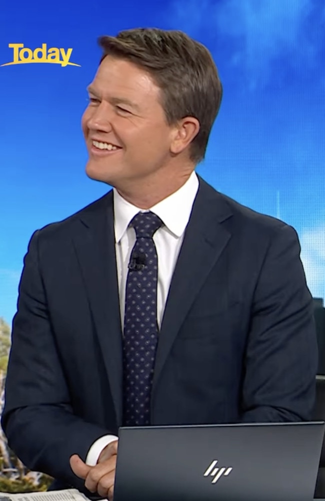 Channel 9 Today Show sports reporter Alex Cullen has stood down after he accepted a $50,000 prize from billionaire Adrian Portelli. Picture: Today Show