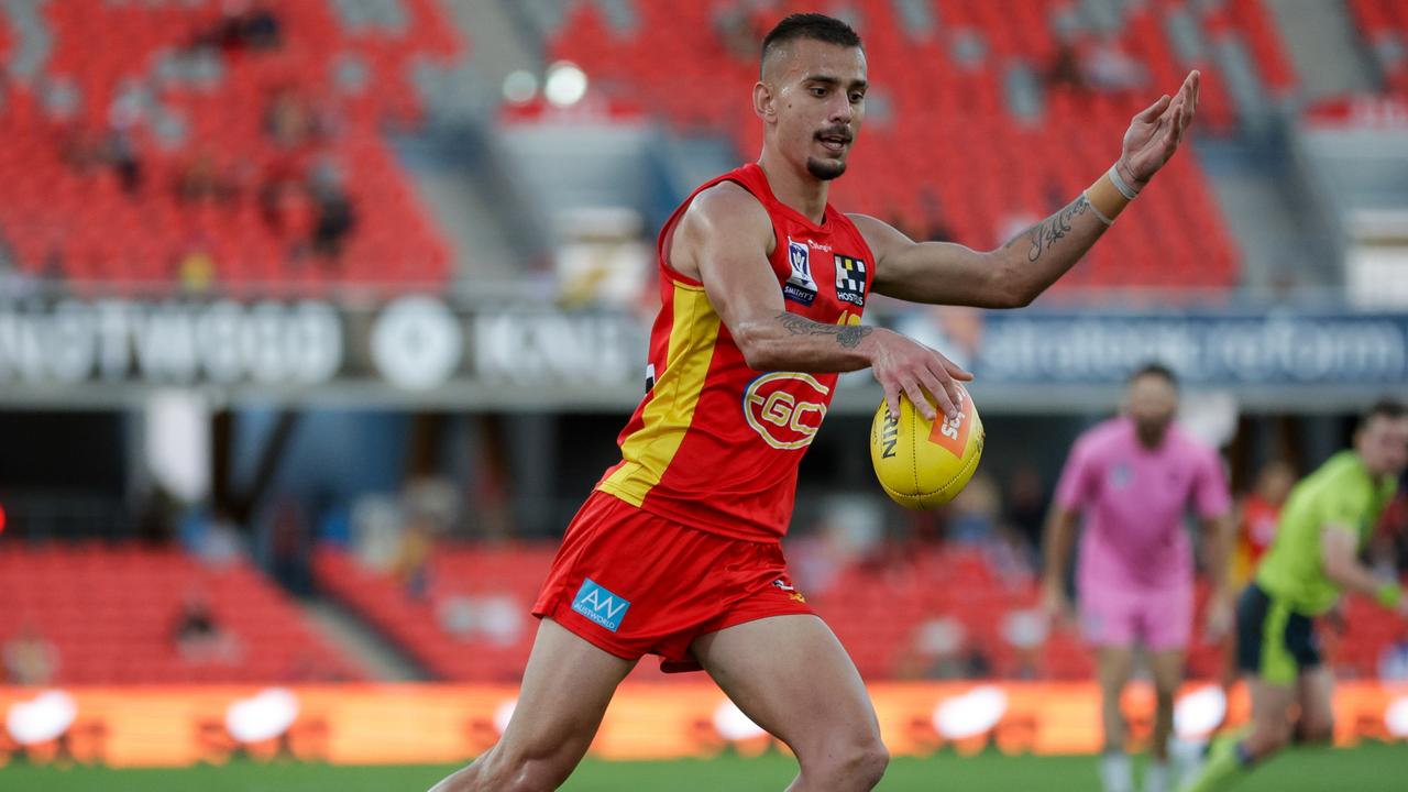 Joel Jeffrey could head down to defence. Picture: Russell Freeman/AFL Photos