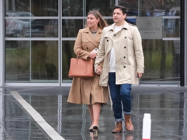 Ms Higgins and husband David Sharaz are being sued for defamation by Senator Reynolds over social media posts shared in 2022 and 2023. Picture: Jacquelin Magnay