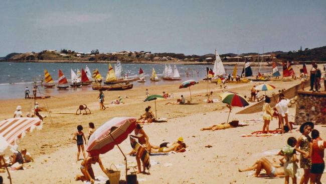 Yeppoon Main Beach was a hive of activity in 1968.