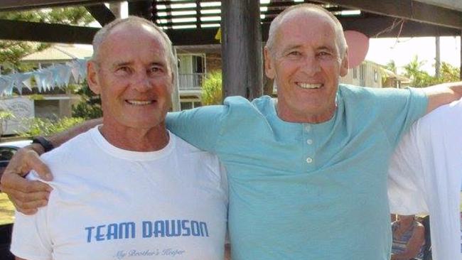 Identical twins Chris (left) and Paul Dawson.