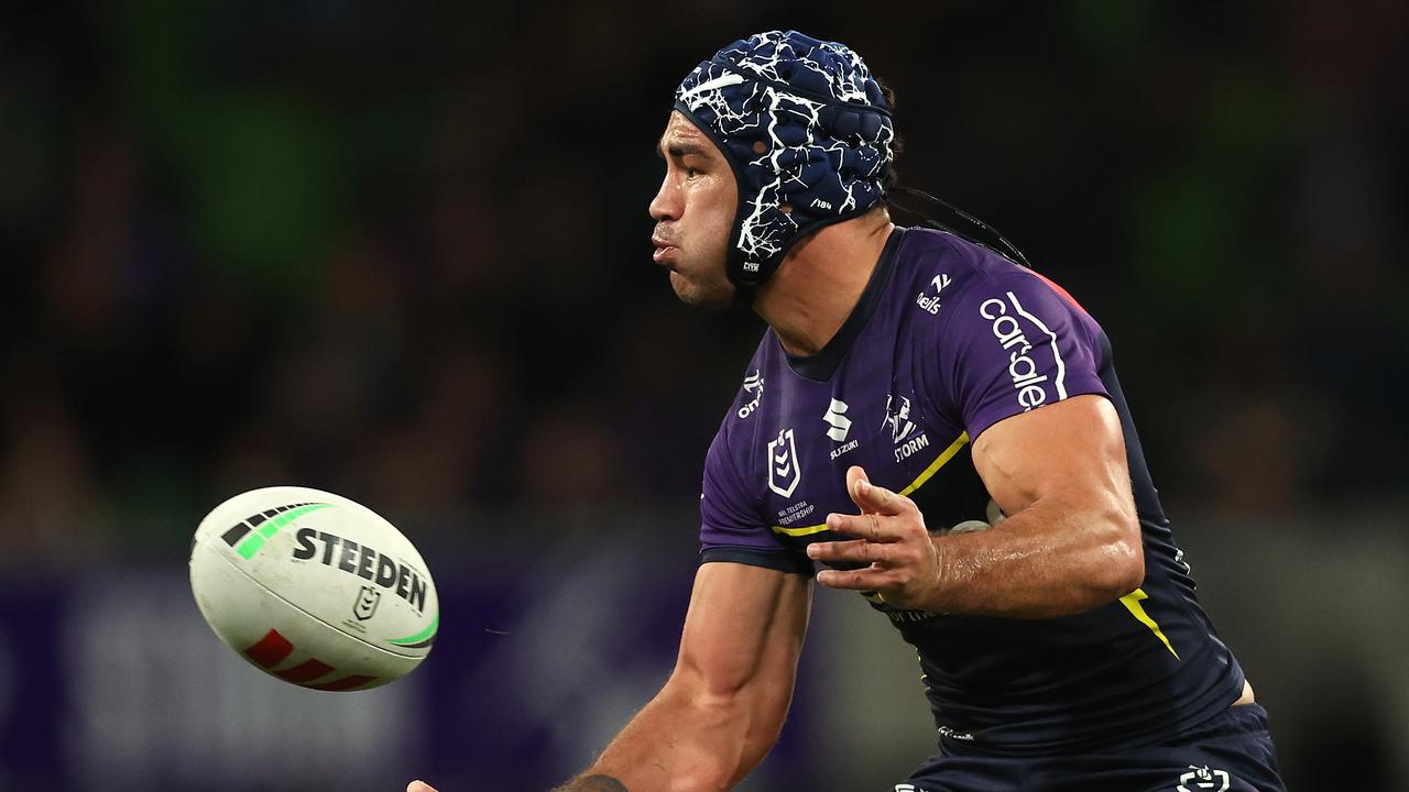 Jahrome Hughes starred for the Storm. Picture: Robert Cianflone/Getty Images