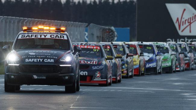 Controversy reigned as Race 3 concluded at Symmons Plains.