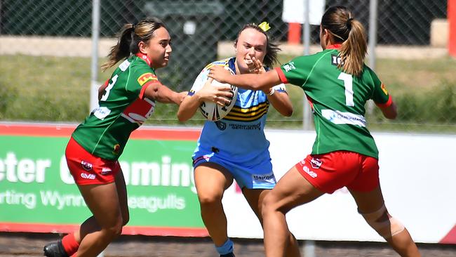 Harvey Norman under 19 rugby league between Wynnum-Manly and Norths Devils. Saturday February 25, 2022. Picture, John Gass