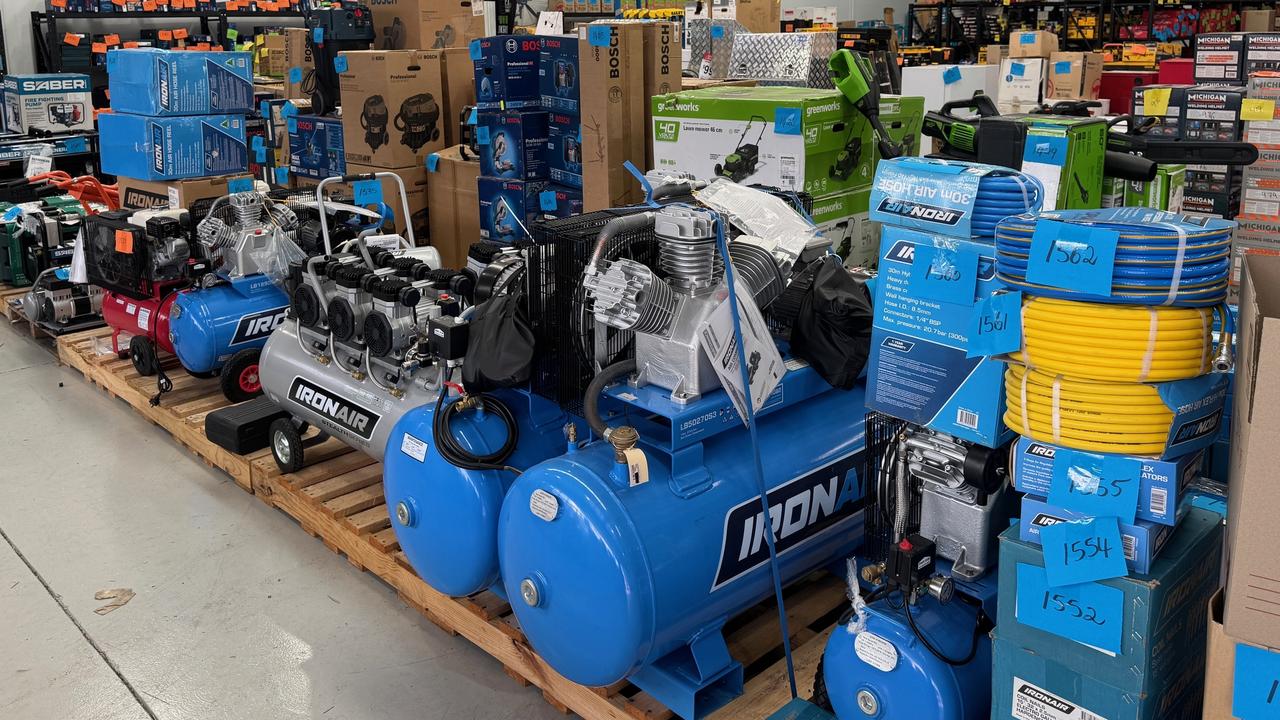 More than 25,000 name brand tools will be auctioned after the liquidation of Total Tools Biggera Waters.