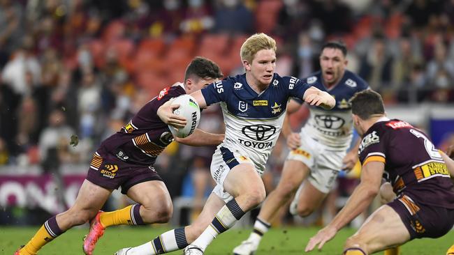 Tom Dearden scored a try against his old club, but his horror losing streak continues. Picture: Getty Images.