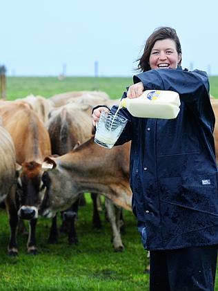 Fresh dairy at Alexandrina Cheesery.