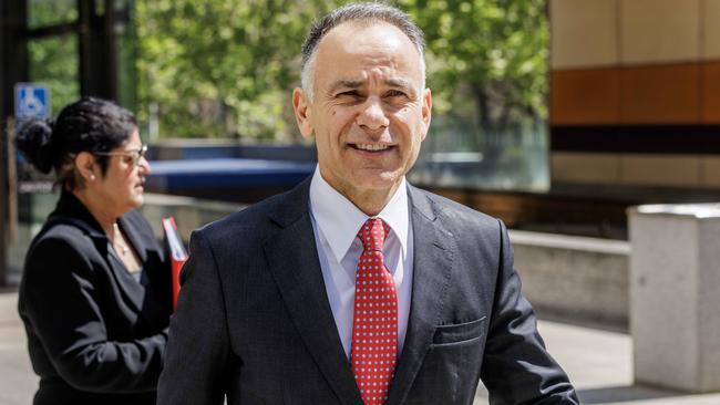 MELBOURNE, AUSTRALIA - NewsWire Photos - OCTOBER 2, 2024. Liberal Leader John Pesutto leaving Federal court during his  defamation battle  with Moira Deeming .  David Southwick MP is giving evidence on Wednesday.Picture: David Geraghty / NewsWire